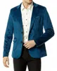 Costumes pour hommes 2024 costume automne et hiver mode européenne col en v velours 2 boutons manteau robe de mariée