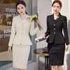 عالي الجودة النسيج ol Styles Suits للنساء أعمال العمل ارتداء السترة مع قمم والسيدات احترافية S5XL 240301