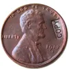 US 1917 P S D WEATEN PENNY HEAD ONE CENS COPPER COPPER COPPER COPPER CONSONS293N