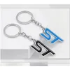 Araba Çıkartmaları 50 PCS St Keychain Rozeti Keying Metal Anahtar Zincir Ring Tutucu Ford Logo Focus Fiesta EcoPort 2009 Mondeo Kuga Fusion Otzem