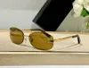 Luxus-Marken-Designer-Sonnenbrille für Damen A71559, Metall, Retro-Farbwechsel, dekorative Spiegel, modische, rahmenlose, mit Kristallen versehene Schutzbrille mit Schutzhülle