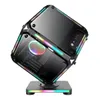 حالات الكمبيوتر ، جانب العلبة ، الجهة الشفافة ، لوحة زجاجية مركبة ، Micro-ATX/Mini-ITX RGB PC USB 3.0/USB 2.0/HDD/SSD لسطح المكتب-الأسود Otkex