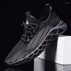 Casual Shoes Professional Running For Men Lightweight Men's Designer Mesh Sneakers Lace-Up Manlig utomhussport Tennissko