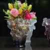 God kvalitet Crystal Glass Rose Vase Creative Festival Present262R