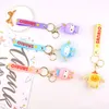 سلسلة مفاتيح Cartoon Doll Kunomi Pendant Silicone Keychain
