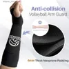 Protective Sleeves 1Pair Kids/Adults Volleyball Elbow Pads Passing Hitting Forearm Sleeves with Protection Pads and Thumb Hole Padded Arms Sting L240312