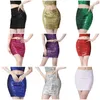 Skirts Womens Sparkles Short Skirt Casual Sequins Wrap Sexy Highs Waist Bodycon Mini Party Clubwears Gifts