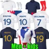 Fans Tops Maillots de football Français Fra Nce Ensembles GRIEZMANN KANTE Femme Foot Equipe Maillots Enfants KitH240312