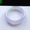 Brazalete zheru joyería color claro natural jadeíta birmana 54 mm-64 mm pulsera elegante joyería de princesa el mejor regalo para madre y novia ldd240312