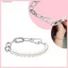 Beaded New 925 Silver Link Chain Armband For Women Me Collection Pearl Armband Rose Gold Festival Fashion Jewelry Gift Diyl24213