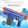 Sand Play Water Fun New Electric Water Gun 6.5m Range High-Tech Toys With Fashion White Blue Color Outdoor Shooting Beach Toys Guns for Kids Gift L240312