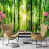 Papel tapiz 3d, hermosas flores del bosque, decoración para sala de estar y dormitorio, papel de pared premium 2381