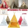 Tenda per animali domestici pieghevole casa esterna portatile gabbia per gatti gattino letto per cani cuccia cassa Y200330235f