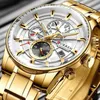 Wristwatches Watch Men Top Gold Sport Waterproof Quartz Watches Mens Chronograph Date Male Clock Relogios Masculino331x