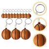 Porte-clés 24 pcs basket-ball porte-clés anneau cadeaux sac pendentif suspendu support de décoration modèle porte-clés