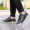 2024 Mode Sneakers Mens Casual Shoes Flat Soft Brand Male Footwear Classic Black Brow Plus Size 45 240228