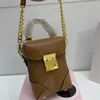 Designer-Tasche, klassische Presbyopie, voller Druck, Schnappverschluss, abnehmbarer, verstellbarer Schultergurt, modisch, lässig, Joker-Lederhand-Bill-Schulter-Umhängetaschen.