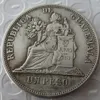 GUATEMALA 1896 1 PESO-kopiemunt Hoge kwaliteit 3048