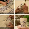 Craft Tools 12PCS set Transfer Paper Ceramic Underglaze Colorful Flower Blue And White Sticker 54x37cm High Temperature Decals294G