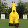 wholesale Original design 10x1.7x5.3mH giant inflatable giraffe arhces air blown cartoon animal archway entrance arched door for zoo event