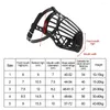 Dog Apparel Soft Plastic And Leather Strong Muzzle Basket Design Anti-biting Adjusting Straps Mask For Small Medium Large