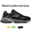 أحذية الجري MENS 9060 SHEATER SNEAKERS 2002R Black Castlerock 9060S