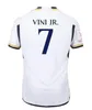 23 24 VINI JR Soccer Jerseys Bellingham Fans Player Version Camavinga Tchouameni Valverde Asensio Modric Real Madrid 2023 2024 Chemise de football Hommes Kits Enfants