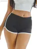 Women's Shorts Sexy Solid black casual booty fitness shorts summer gym clothing fashion shorts workout sweat short pants ldd240312