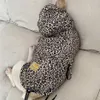 مقاوم للماء كلب أزياء أزياء الكلب معطف المطر جرو كات هوديي ليوبارد صغير الكلب سترة الملابس ملابس الحيوانات الأليفة اللوازم الفرنسية بولدوغ T200313M