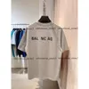 Balanciaga Brand T-Shirt Summer New Paris Embroidery Classic Designer Luxury Men Women Top Letter Balanciaga Track Clothing Short Sleeve Balanciaga T Shirt 897