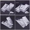 Party Favor Large Rectangar Transparent Plastic Folding Box/Clear PVC Packaging Box Exempel/gåva/hantverk Displayboxar W7167 Drop Delive DH7CK