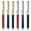 Darb Luxury Fountain Pen pläterad med 24k Guldplätering av hög kvalitet Business Office Metal Ink Pens Gift Classic 240306