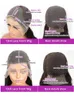 Le parrucche frontali di pizzo umano da 40 pollici di dritti dritte brasiliane 13x4 13x6 hd anteriore per donne pre -pilota 200% 240229