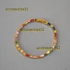 Bracciale Catena Versione coreana Design Dolce Fresco Ottone Placcatura in oro Colore Vermiculite Quotidiano Temperamento semplice Fibbia Bracciale fine Bracciale femminile Gioielli 2024