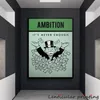 Peintures Six designs Motivational Abstrait Toile Money Poster Dessin animé Peinture à l'huile Graffiti Wall Art Mindset Bureau Decor303C