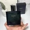 Luxury Perfume Men 100ML Spray Cologne BLEU Male Brand Natural Long Lasting Pleasant Woody Fragrances Sexy Charming Scent for Gift 3.4 fl.oz Wholesale