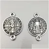 Charms Relius Saint Benedict Mticolor Medals Catholic Gold Plated Coin San Benito Favors Given As Gifts 230907 Drop Delivery Jewelry F Otyr8