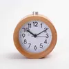 Other Clocks Accessories Desk Alarm Clock Wood Childrens Bedroom Bedside Clock Cute Primary School Students Night Light Silent Cartoon ClockL2403