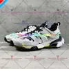 Designer Triple-S Track 3.0 Sapatos Casuais Sapatilhas Preto Verde Transparente Nitrogênio Cristal Outsole 17FW Running Shoes Mens Womens Outdoor Trainers 421 741