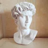 David Head Portraits Bust Mini Gypsum Statue Michelangelo Buonarroti Home Decoration Resin Art&Craft Sketch Practice190a