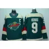 Personalizzato Uomo Donna Gioventù Minnesota''Wild''7 Cullen Mikko Koivu Clutterbuck 22 Niederreiter Verde Rosso Bianco Maglie da hockey su ghiaccio 2866