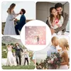 Party Decoration Wedding Day Props Colorful Pink Romantic Backdrop Large Background Banner 200x180cm For Valentine's