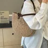 HBP Small Straw Underarm Bags for Women 2024 Summer Shoulder Bags Lady Travel Handbags Female Simple Weave Tote Bag