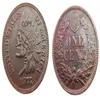 US08 Hobo nichel 1877 Centesimo indiano Penny di fronte al cranio scheletro zombie Copia Moneta Accessori Ciondolo Monete2687