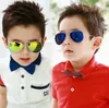 Dressuup Fashion Baby Boys Kids Sunglasses Piolt Style Design Kids Sun Glasses 100 ٪ UV Protection De Sol Gafas 240219