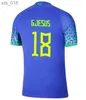 Fans Tops 2024 Maillots de football Brésil MARCELO PAQUETA NERES BrasilS Maillot de football Kit enfants femmes H240313