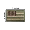 Bundel 100 stuks USA Vlag Patch Dunne Blauwe Lijn Tactische Amerikaanse Militaire Moreel Patches Set voor kleding met hookloop285M