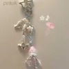 Porte-clés longes méduse porte-clés mignon perlé étoile téléphone charme accessoire cadeaux ldd240312