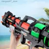 Areia jogar água diversão crianças jogar água pull-out pistola de água mochila brinquedos ao ar livre verão praia pistola de água brinquedos l240312