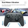 Gamecontrollers Joysticks Draadloze Bluetooth-gamepad voor Switch Pro Controller Wekfunctie-joystick 6-assige gyrohandgreep HD-trilling voor pc-gameconsole L24312